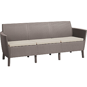 Dārza dīvāns trīsvietīgs Salemo 3 Seater Sofa bē&scaron;s