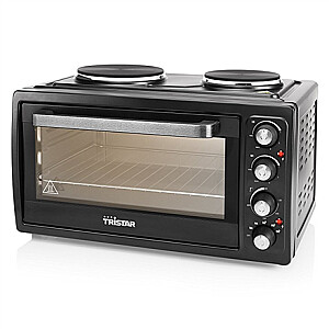 Tristar Electric mini oven OV-1443  38 L, Table top, Black, Rotary knobs