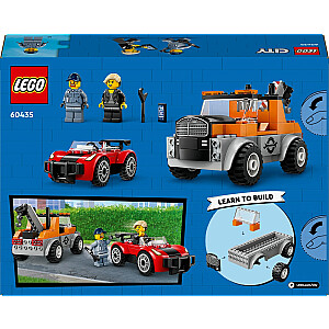 Lego City Konstruktors Great Vehicles Vilcējauto un sporta auto remonts 101 gb. 4+ 60435