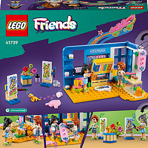 Lego Friends конструктор Комната Лиэнн 204 шт. 6+ 41739