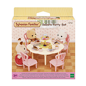 SYLVANIAN FAMILIES Rinkinys „Saldumynų vakarėlis“