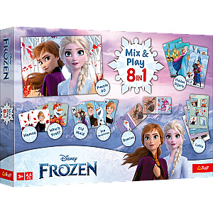 TREFL FROZEN 8in1 Mix&play набор настольных игр