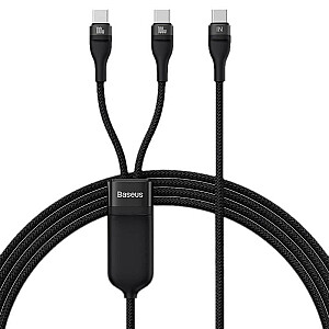 Cable USB-C cable 2in1 - 2x USB-C to 100W 150cm Baseus CASS060001