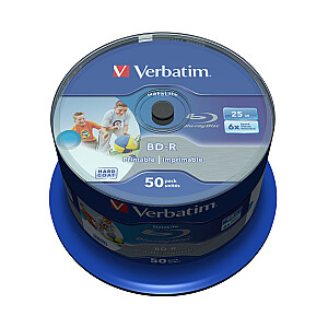 BD-R Verbatim 25 ГБ для печати Datalife 50szt