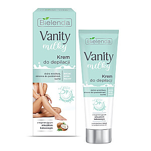 BIELENDA Vanity Milky Depiliacinis kremas jautriai odai su kokosų pienu 100ml