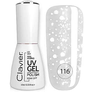 CLAVIER Luxury Nail Hybrid UV Gel hibridinis nagų lakas 116 10ml