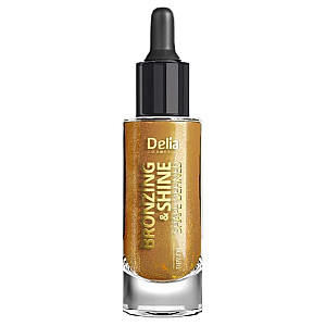 DELIA Bronzing & Shine sausas bronzinis ir šviesinantis aliejus 20 ml