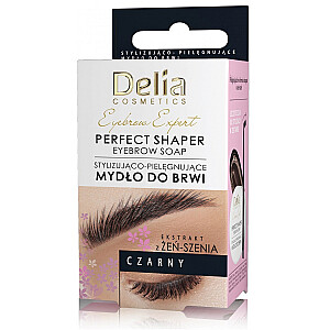 DELIA Eyebrow Expert Perfect Shaper muilas antakių formavimui ir priežiūrai Black 10ml