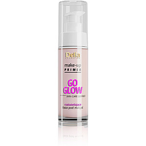 DELIA Make-Up Primer Go Glow Skin Care Defined осветляющая основа под макияж 30 мл