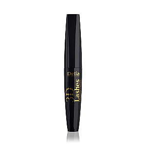 DELIA New Look Mascara 3D Lashes tušas su trimatės išvaizdos efektu juodas 12ml