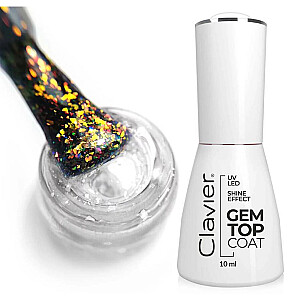 CLAVIER Luxury Nail Gem Top lakas G04 10ml