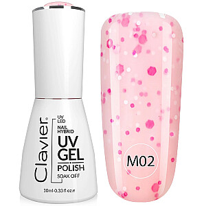 CLAVIER Luxury Nail Hybrid UV Gel гибридный лак для ногтей 002 10 мл