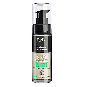 DELIA Skin Defined Stay Flawless Matt matinis skystis 401 30 ml