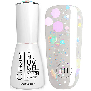 CLAVIER Luxury Nail Hybrid UV Gel гибридный лак для ногтей 111 10 мл