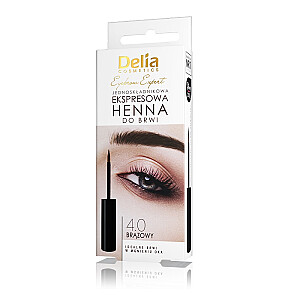 DELIA Eyebrow Expert vieno komponento express chna antakiams 4.0 Brown 6ml