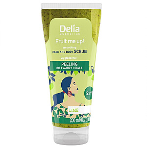 DELIA Vaisius man! pilingas veidui ir kūnui Lime 200ml