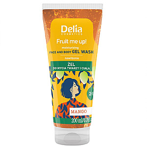 DELIA Vaisius man! Veido ir kūno prausimosi gelis Mango 200ml