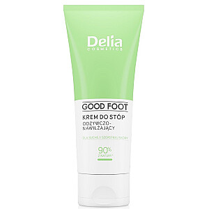 DELIA Good Foot maitinamasis ir drėkinamasis pėdų kremas sausai ir šiurkščiai odai 100ml