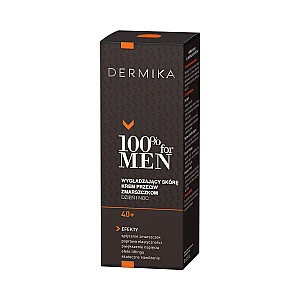 DERMIKA 100% kremas vyrams 40+ odą lyginantis dieninis/naktinis kremas nuo raukšlių 50ml