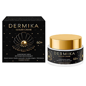 DERMIKA Luxury Caviar 60+ aktyviai regeneruojantis kremas su ikrais dienai ir nakčiai 50ml