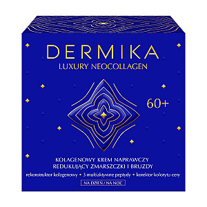 DERMIKA Luxury Neocollagen 60+ Atgaivinantis kolageno kremas, mažinantis raukšles ir raukšles dienai/nakčiai 50ml