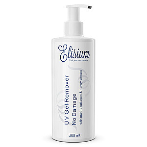 ELISIUM UV Gel Remover No Damage hibridinis nagų lako valiklis 300ml