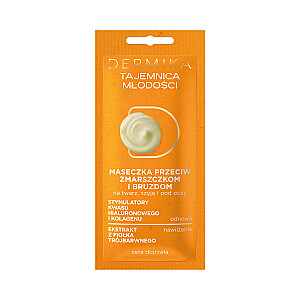 DERMIKA Beauty Masks Kaukė Jaunystės paslaptis nuo raukšlių ir vagelių brandžiai odai 10ml