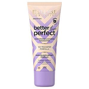 EVELINE Better Than Perfect drėkinantis ir dengiantis veido pagrindas 01 Ivory 30 ml