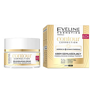 EVELINE Contour Correction jauninamasis kremas modeliuojantis veido ovalas 60+ 50ml