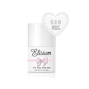 ELIZIUM UV Gel Polish hibridinis nagų lakas 020 Snow White 8 ml