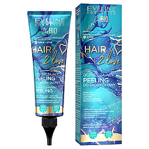 EVELINE Hair 2 Love valomasis galvos odos šveitiklis 125ml