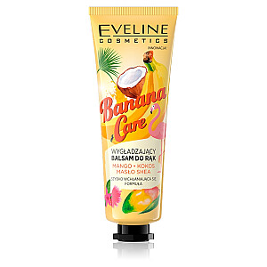 EVELINE Banana Care glotninamasis rankų balzamas Mangų, kokosų ir taukmedžio sviestas 50 ml