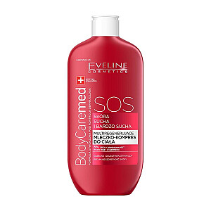 EVELINE Body Caremed+ daugkartinis regeneruojantis kūno pienelis sausai ir labai sausai odai 350ml