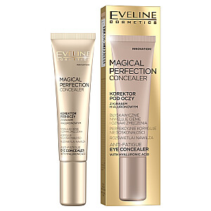 EVELINE Magical Perfection Concealer Paakių maskavimo priemonė, naikinanti tamsius ratilus ir nuovargio požymius 02 Vidutinė 15ml