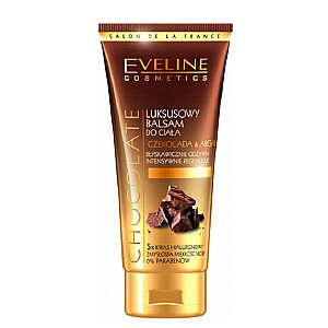 EVELINE Chocolate prabangus kūno balzamas Chocolate and Argan 200ml