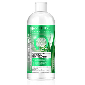 EVELINE Facemed micelinis skystis su alaviju 3in1 gaivinantis ir raminantis 400ml 