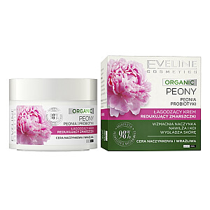 EVELINE Organic Peony успокаивающий крем против морщин 50мл