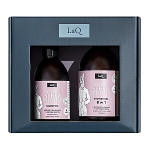 LAQ SET Doberman Limited Edition dušo želė 8in1 500ml + šampūnas vyrams 1in1 300ml