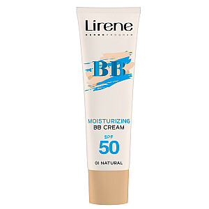 LIRENE BB drėkinamasis kreminės spalvos SPF50 01 Natural 30ml