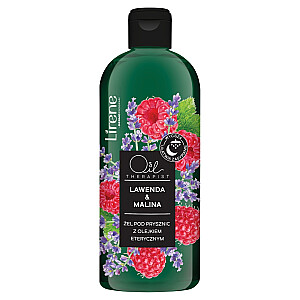 LIRENE Oil Therapist dušo želė levandų ir aviečių 400ml