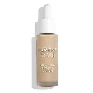 LUMENE Invisible Illumination Instant Glow Beauty odos priežiūros serumas veido serumas universalus vidutinis 30 ml