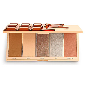 MAKEUP REVOLUTION I Heart Revolution Chocolate Face Palette paletta cieni do powiek Waffle 18г