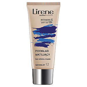 LIRENE Nature Matte matizuojantis skystis veidui 12 Natural 30ml