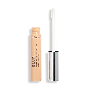 LUMENE Blur Longwear Concealer Ilgai nešiojantis visą dengiantis maskuojamasis kremas su aplikatoriumi, vidutinis 8,5 ml