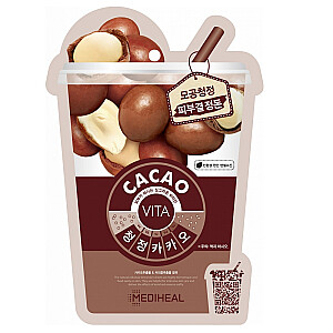 MEDIHEAL Cacao Vita Mask регулирующая и очищающая маска с какао 20мл