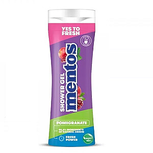 MENTOS dušo želė ir šampūnas 2in1 granatas 300ml