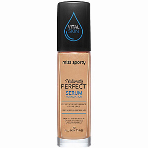 MISS SPORTY Naturally Perfect All Skin Serum Foundation podkład do twarzy 40 Neutral 30ml