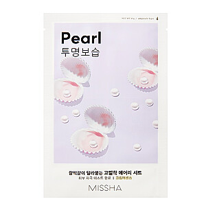 MISSHA Airy Fit Sheet Mask šviesinanti lakštinė kaukė su perlų ekstraktu Pearl 19ml