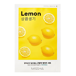 MISSHA Airy Fit Sheet Mask осветляющая тканевая маска с экстрактом лимона Lemon 19мл