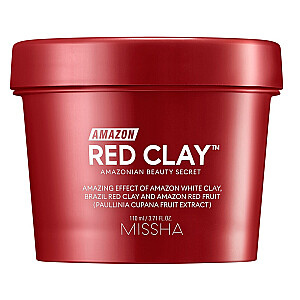 MISSHA Amazon Red Clay Pore Mask valomoji nuplaunama kaukė 110ml